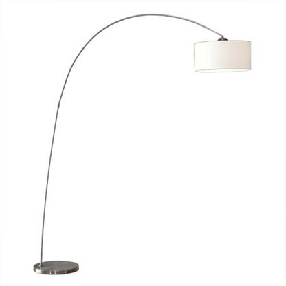 BOW | vloerlamp | E27 | 200 cm | mat staal