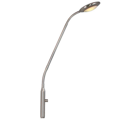 UFO | vloerlamp | LED | 140 cm | mat staal of zwart