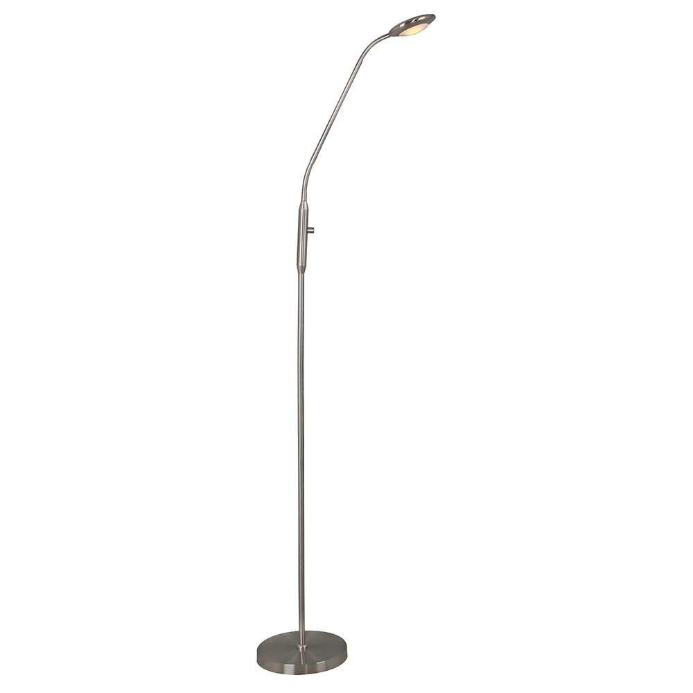 UFO | vloerlamp | LED | 140 cm | mat staal of zwart