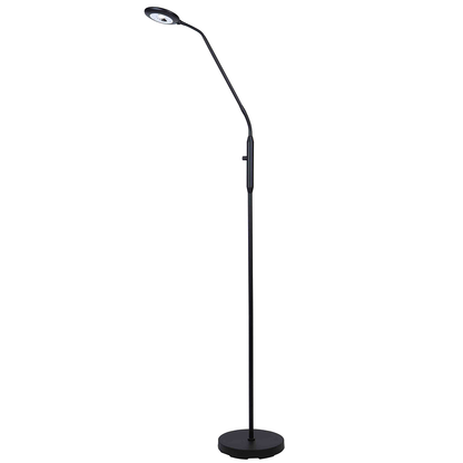 UFO | vloerlamp | LED | 140 cm | mat staal of zwart