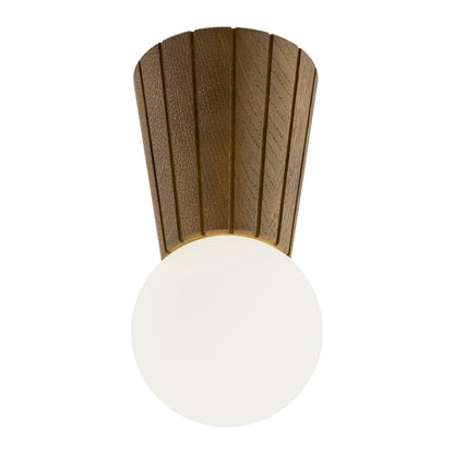 Volante plafondlamp Donker hout