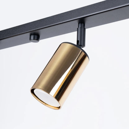 Velaro Six | 6-Light Ceiling Lamp | Matte Black & Gold