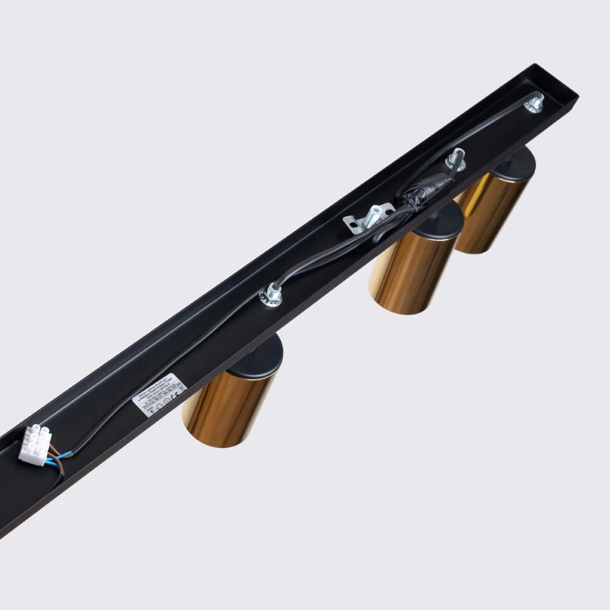 Velaro Six | 6-Light Ceiling Lamp | Matte Black & Gold
