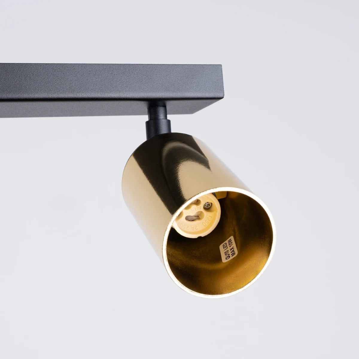 Velaro Six | 6-Light Ceiling Lamp | Matte Black & Gold