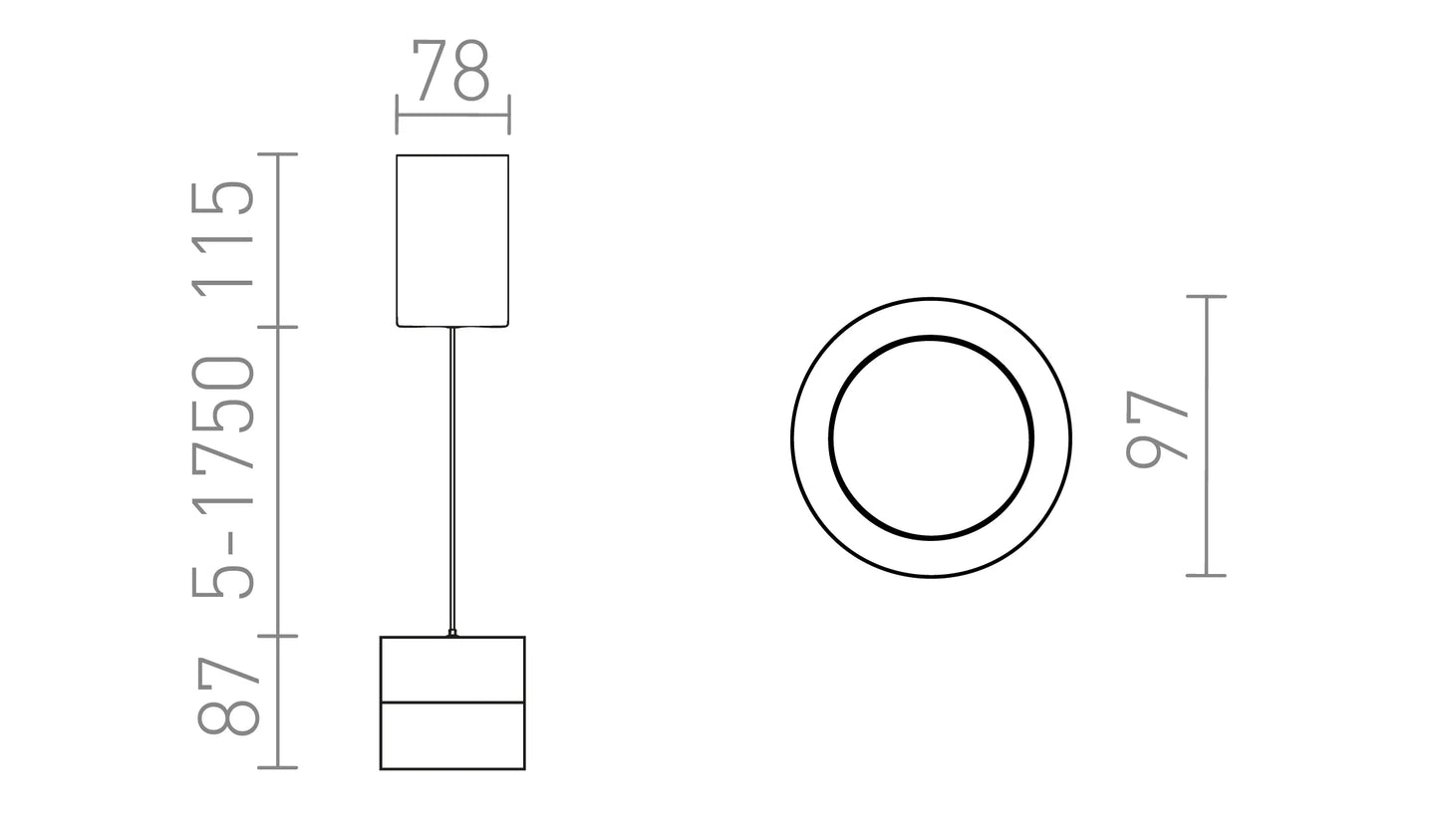 Vertigo 15 – Hanglamp