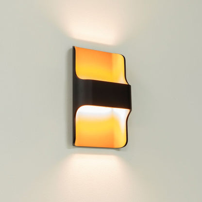 Wandlamp DALLAS - Zwart/koper