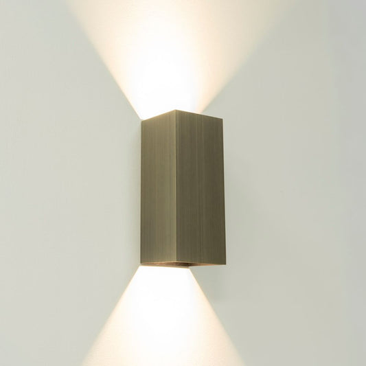 Wandlamp DANTE2 XL - Antiek brons