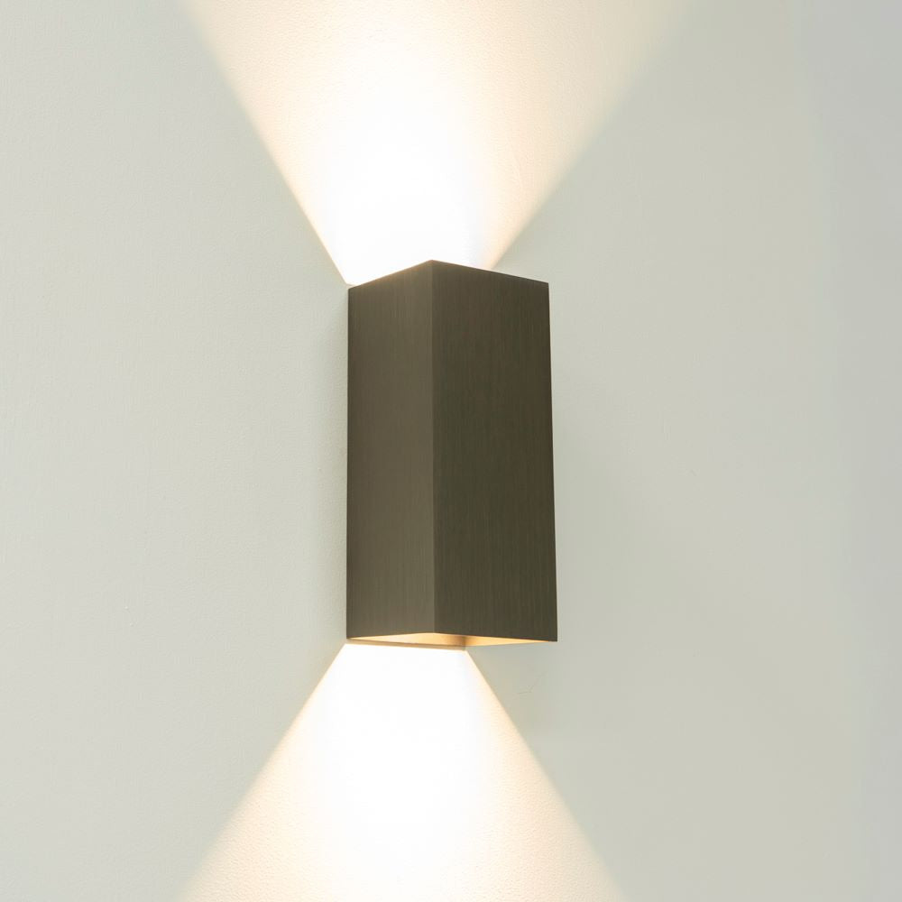 Wandlamp DANTE2 XL - Licht brons
