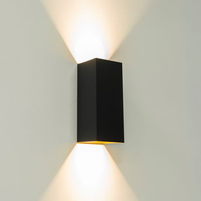 Wandlamp DANTE2 XL - Zwart/goud
