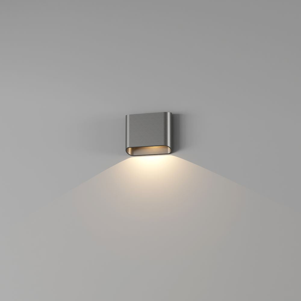 Wandlamp DIAZ 1lichts - Gun metal