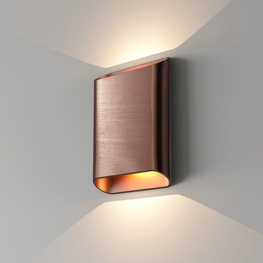 Wandlamp DIAZ-L - Brons geborsteld