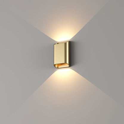 Wandlamp DIAZ-S - Goud geborsteld