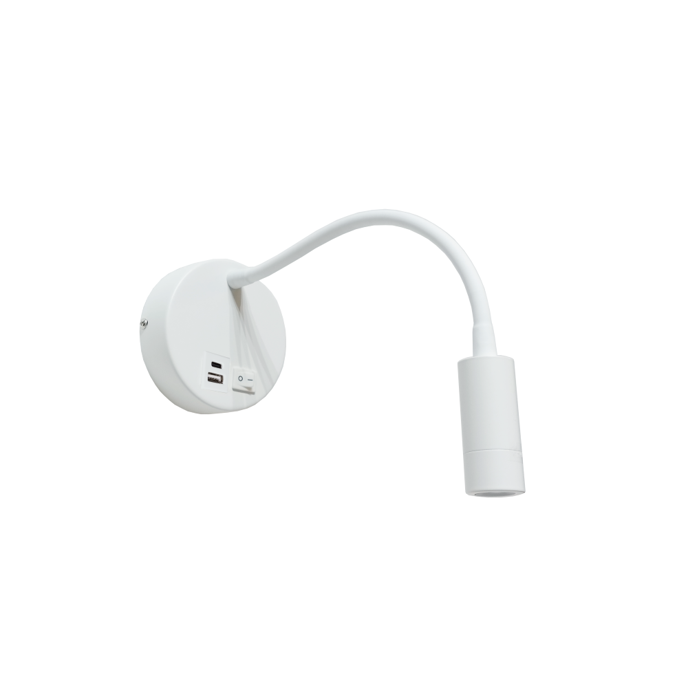 Wandlamp FLEX USB - Wit