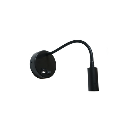 Wandlamp FLEX USB - Zwart