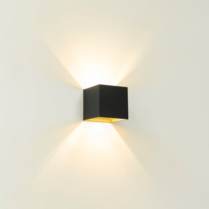 Wandlamp GYMM - Zwart/goud