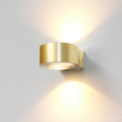 Wandlamp HUDSON - Goud geborsteld