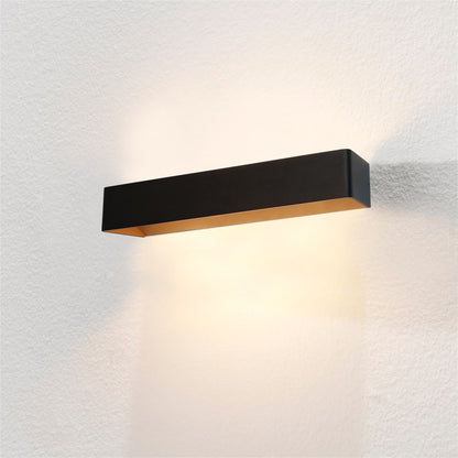 Wandlamp MAINZ XL - Zwart/koper
