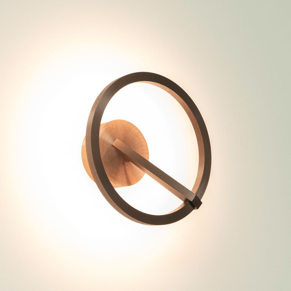 Wandlamp OREGON - Brons geborsteld