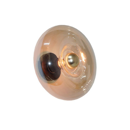Wandlamp PARADISE - Amber glas