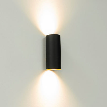 Wandlamp ROULO2 - Zwart/goud