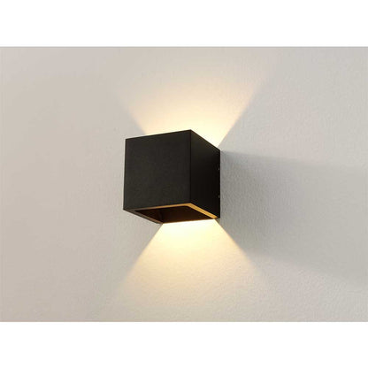 Wandlamp CUBE - Zwart