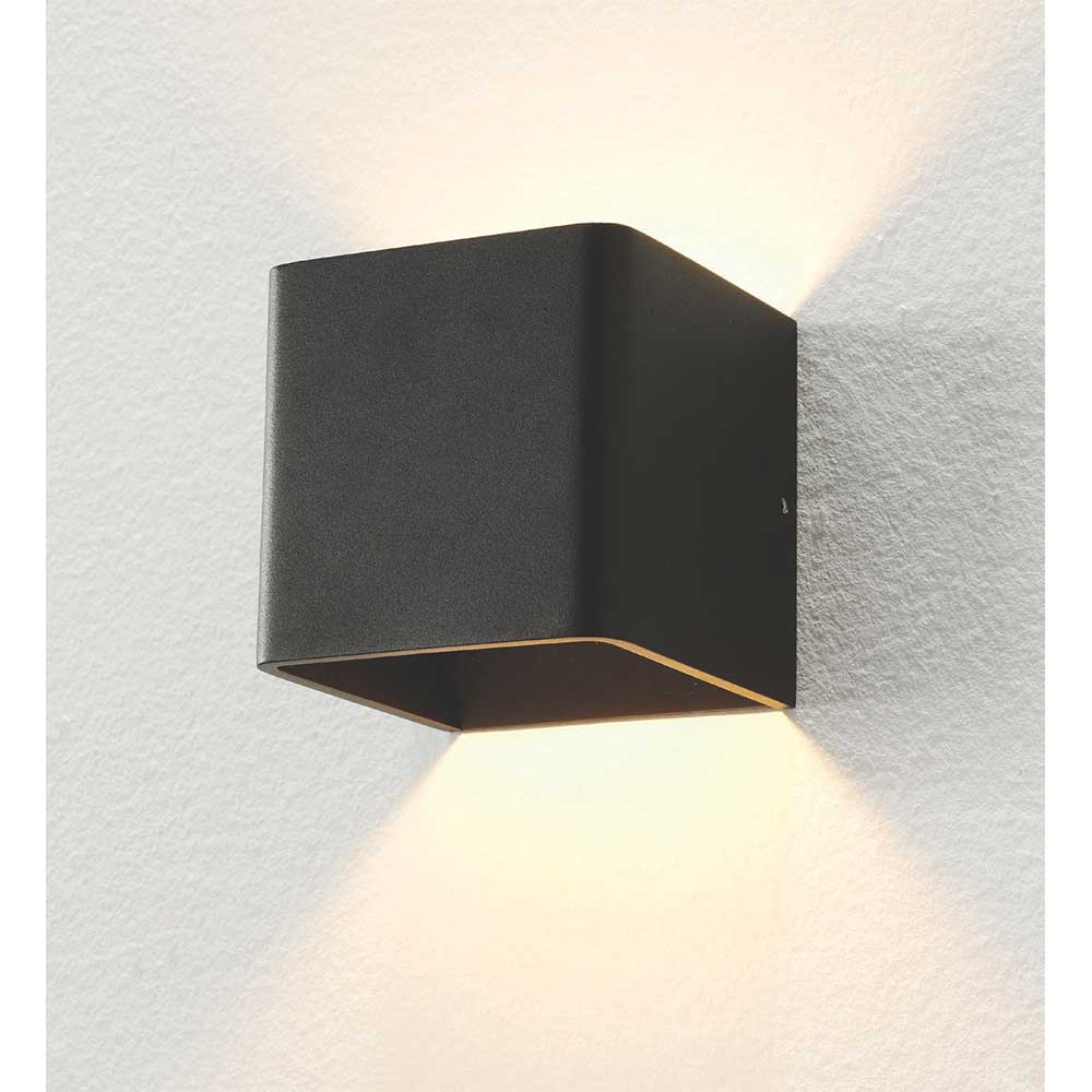 Wandlamp FULDA Dim-To-Warm - Zwart