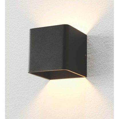 Wandlamp FULDA Dim-To-Warm - Zwart