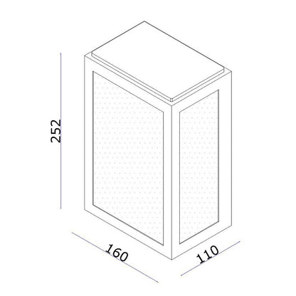 Wandlamp ROWIN 25cm