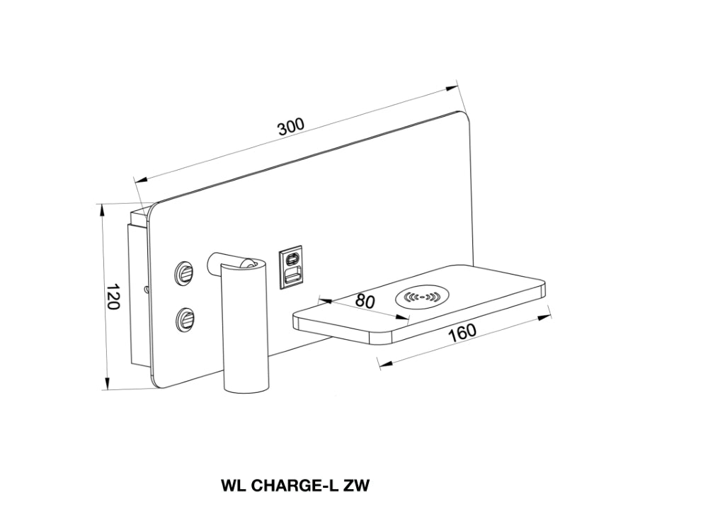 Wandlamp CHARGE