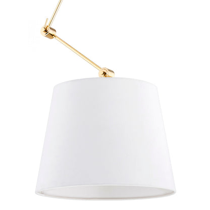 Zakyntos Plus hanglamp Wit-messing