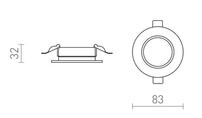 Zenith Recess 7 – Inbouw LED Spot (IP65)