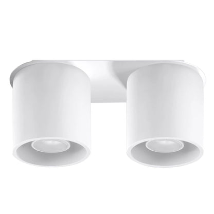 Zyro 2 | 2-spot round ceiling light | white or black