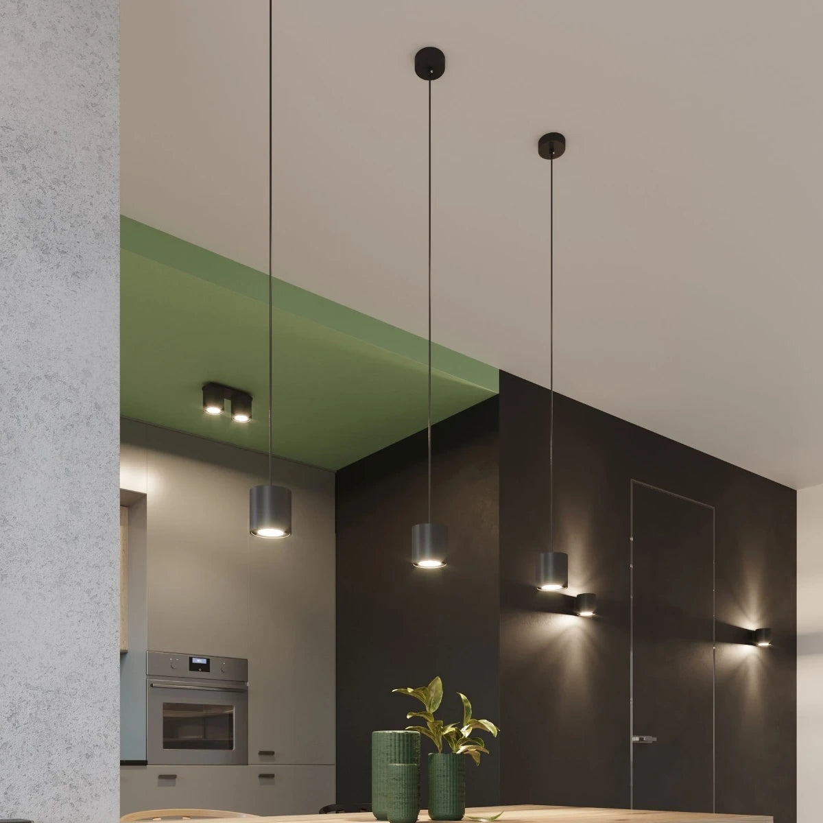 Zyro 2 | 2-spot round ceiling light | white or black