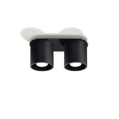 Zyro 2 | 2-spot round ceiling light | white or black