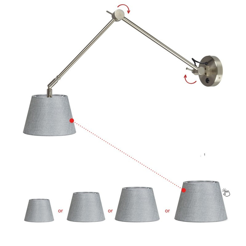 Azzardo ADAM wandlamp