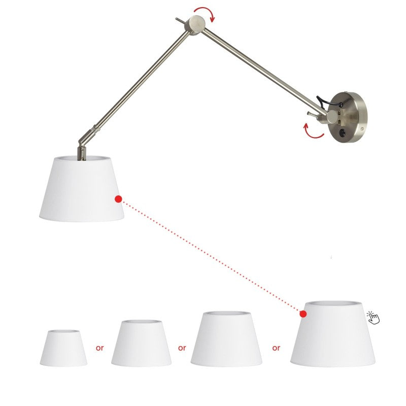 Azzardo ADAM wandlamp