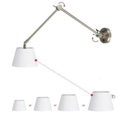 Azzardo ADAM wandlamp