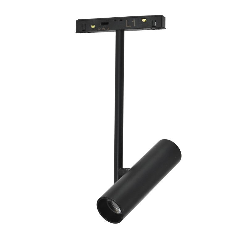 PORTO 2LINE CCT SWITCH DIMM | Spot sur rail | ALFA Magnetic 48V | 12W | blanc ou noir