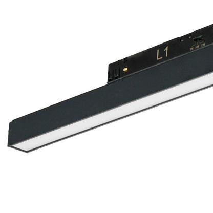 SAGA 2LINE CCT SWITCH DIM | Reflektor na lištu | ALFA Magnetic 48V | 24W, 36W nebo 48W | černá