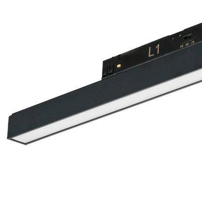 SAGA 2LINE CCT SWITCH DIM | Reflektor na lištu | ALFA Magnetic 48V | 24W, 36W nebo 48W | černá
