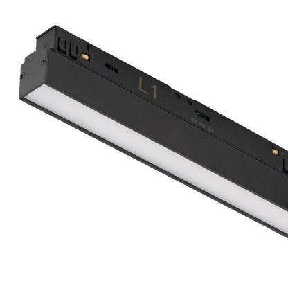 SAGA 2LINE CORNER A CCT SWITCH DIM | Lištový bodový reflektor | ALFA Magnetic 48V | 24W | černý
