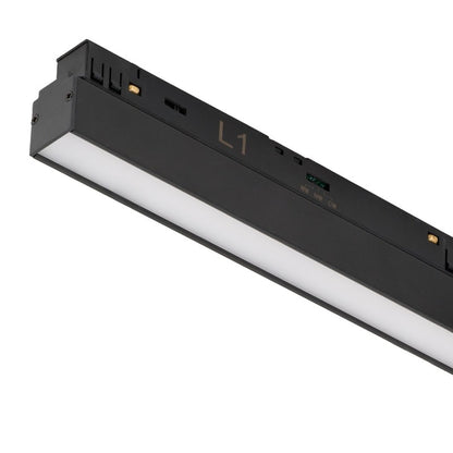 SAGA 2LINE CORNER A CCT SWITCH DIM | Lištový bodový reflektor | ALFA Magnetic 48V | 24W | černý