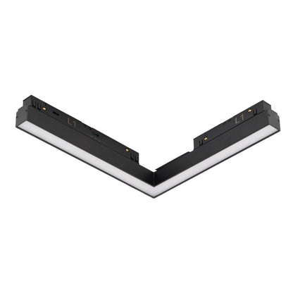 SAGA 2LINE CORNER A CCT SWITCH DIM | Lištový bodový reflektor | ALFA Magnetic 48V | 24W | černý