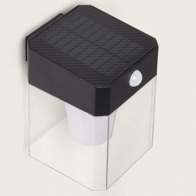 Efrenaro solar wandlamp vierkant detail