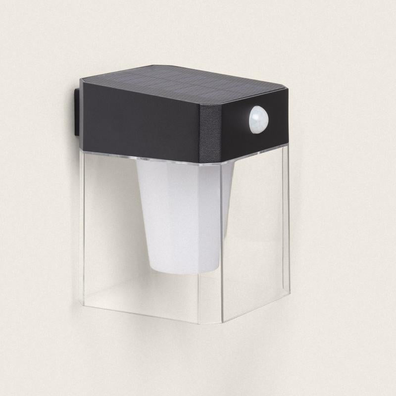 Efrenaro solar wandlamp vierkant met bewegingssensor