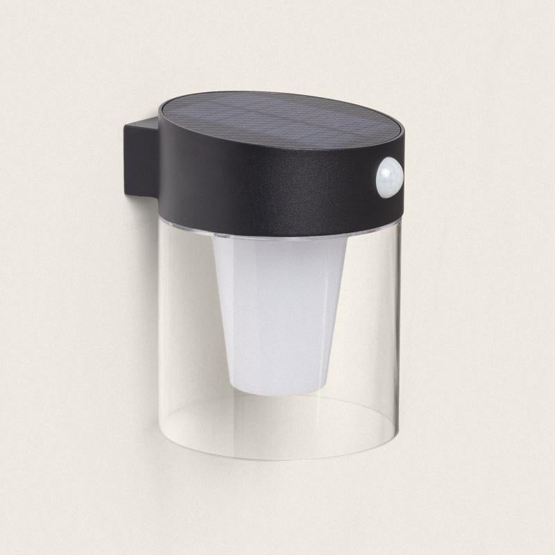 Efrenaro solar wandlamp rond met bewegingssensor