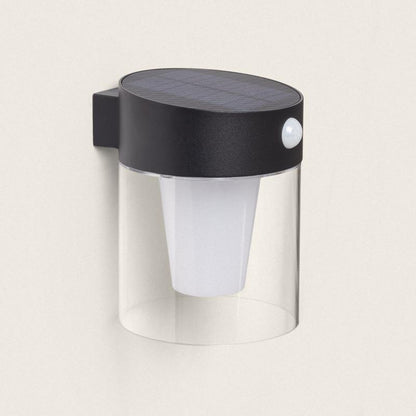 Efrenaro solar wandlamp rond met bewegingssensor