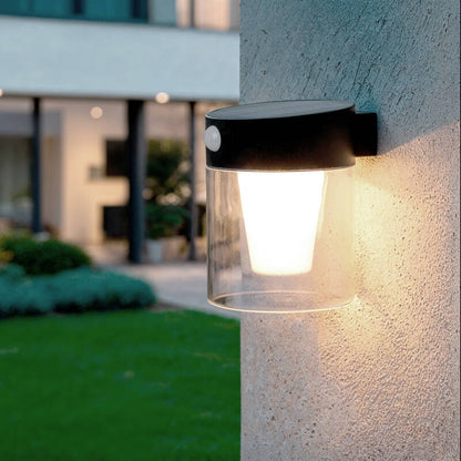 Efrenaro solar wandlamp rond sfeerbeeld