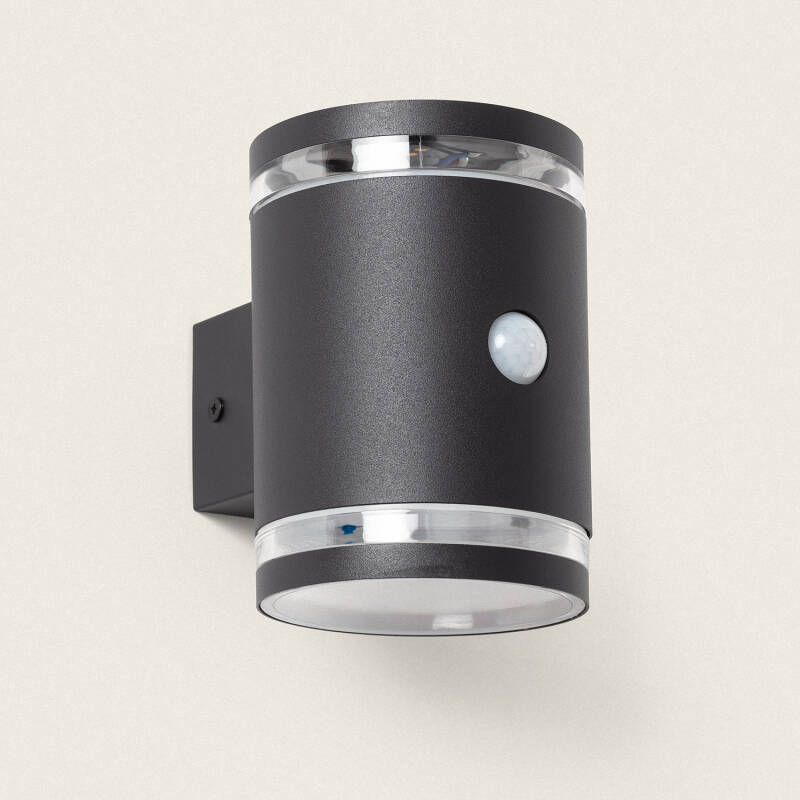 Gaelaro solar buitenwandlamp zwart met PIR-sensor