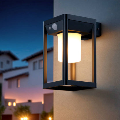Devharo solar wandlamp sfeerbeeld